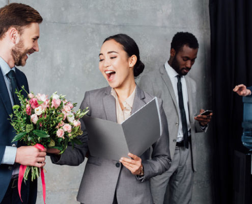 Mitarbeitergeschenke Blumen