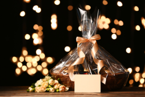 Weihnachtsgeschenkkörbe, Geschenkkorb
