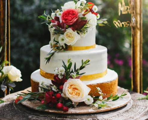 Tortenblumen, Hochzeit, Blumen für Torte