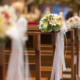 Kirchendekoration, Hochzeit, BLumendekoration