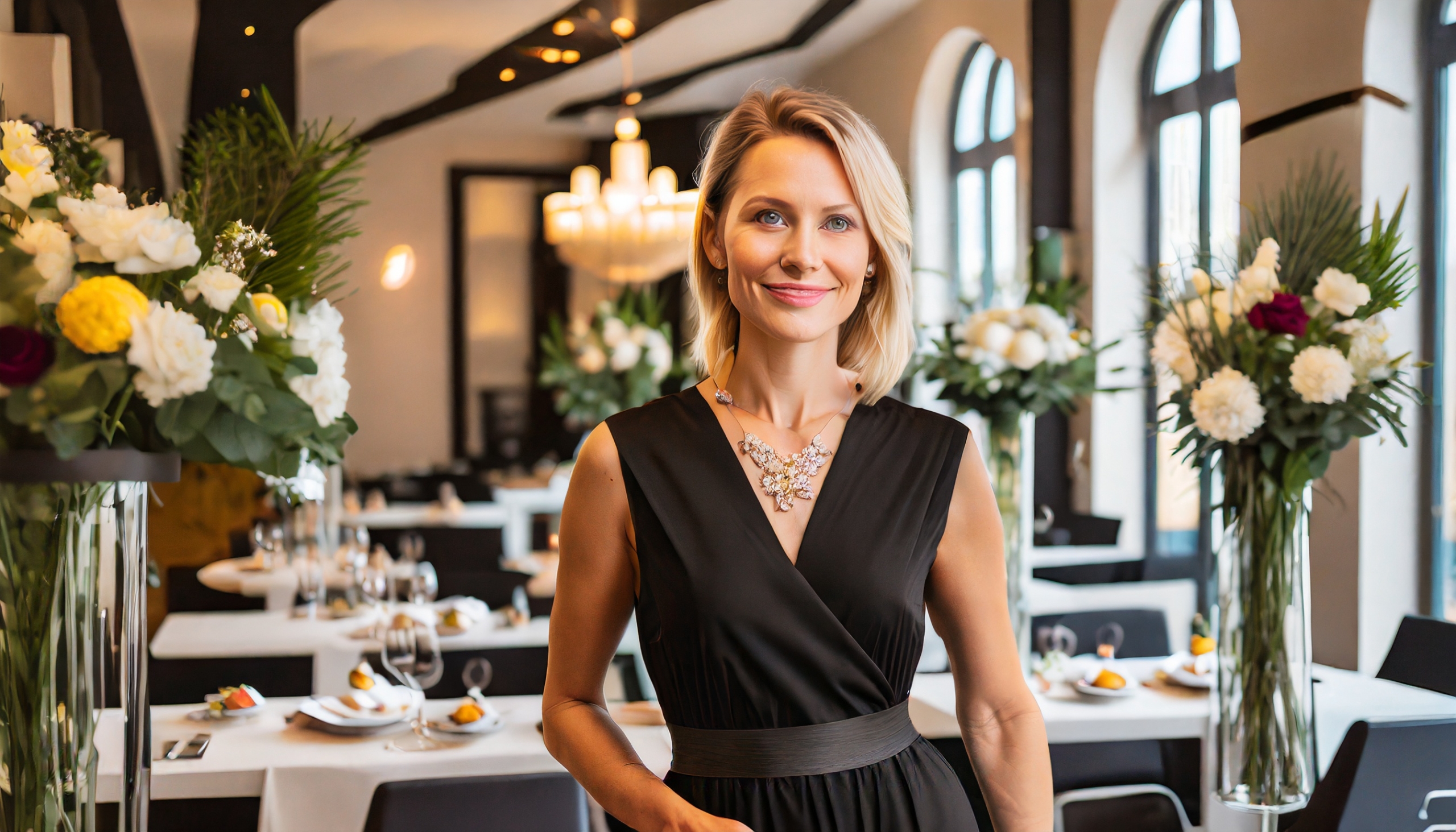 Blumen Dekoration, Blumen Restaurant, Bar, Gastronomie