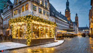 WEihnachten Girlande, Ladengeschäft