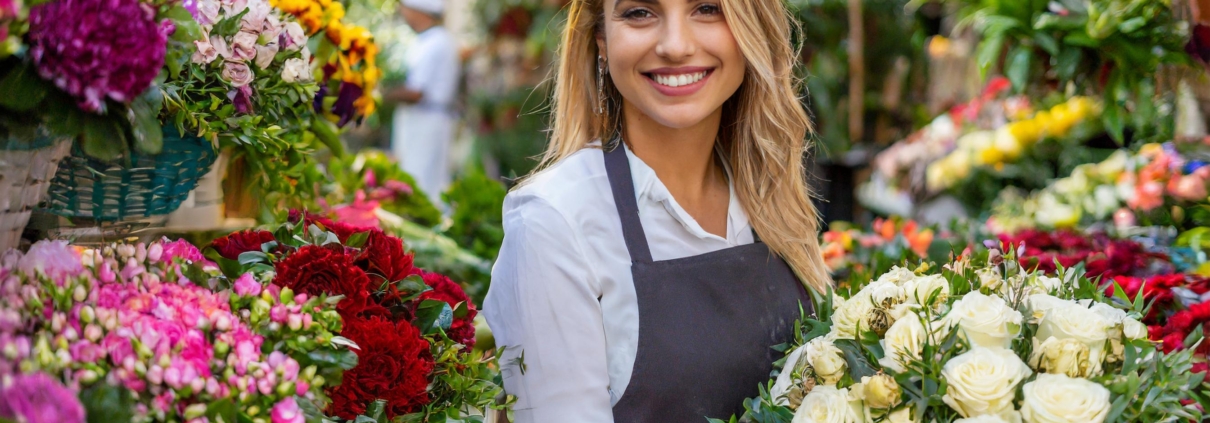 Kronberg Wochenmarkt Blumen Meister