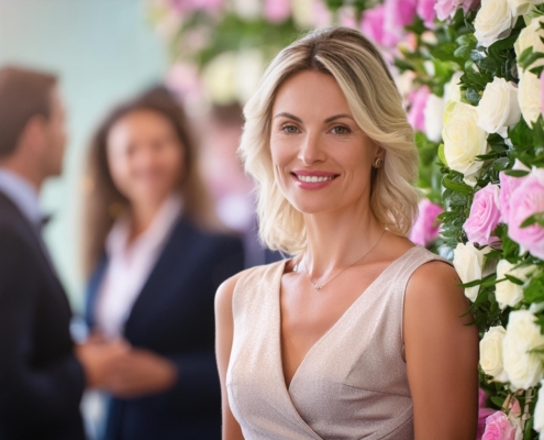 Blumenwand in Frankfurt von Blumen Meister